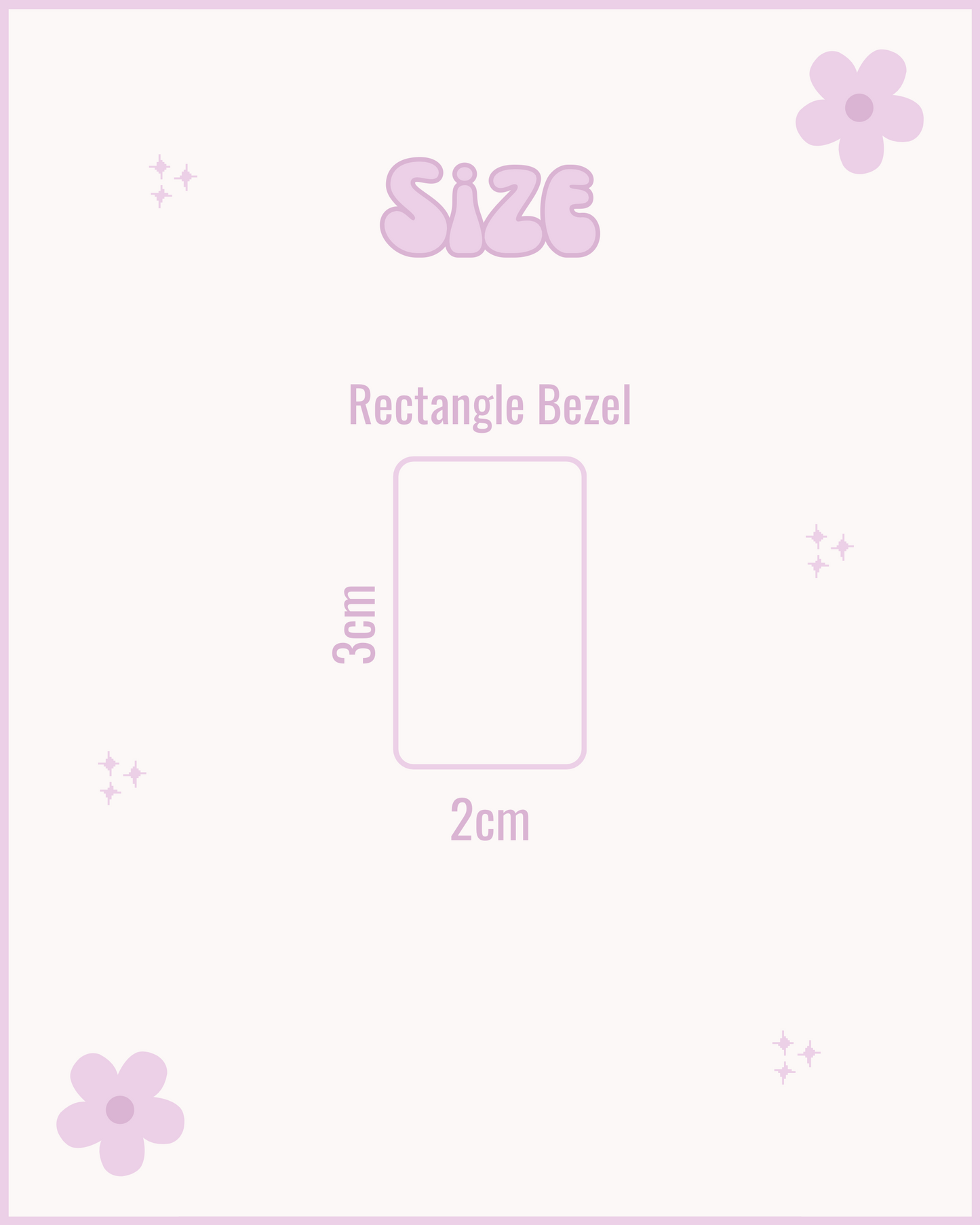 Rectangle (Bezel) Resin ID Dog Tag / Pet Tag / Keyring