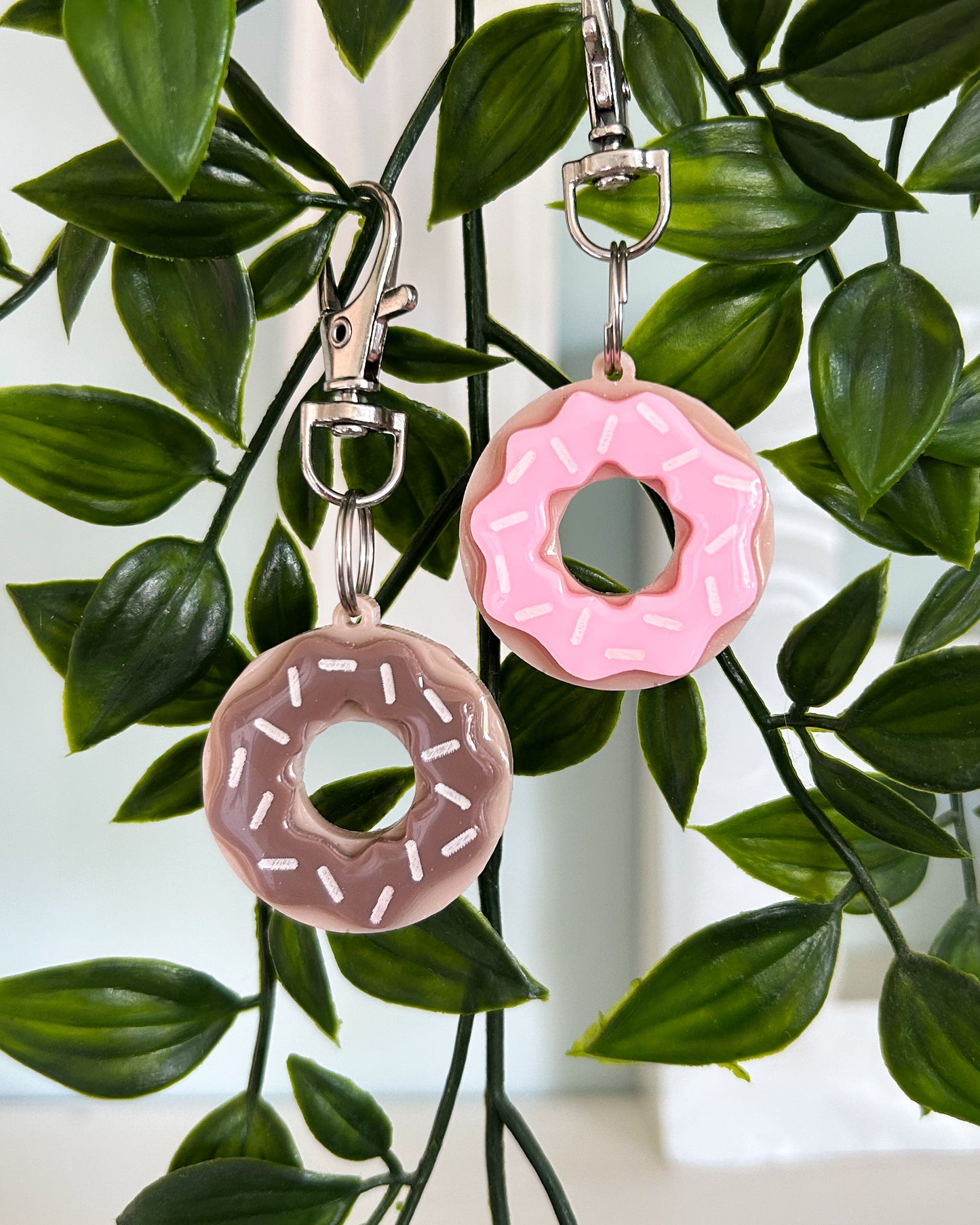 Donut Resin Dog Tag / Pet Tag / Keyring