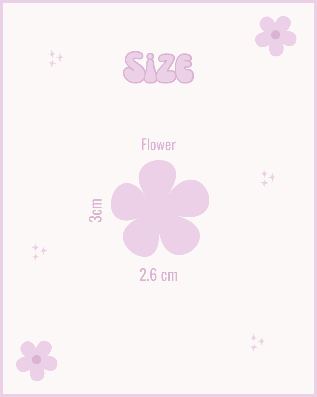 Flower Resin ID Dog Tag / Pet Tag / Keyring