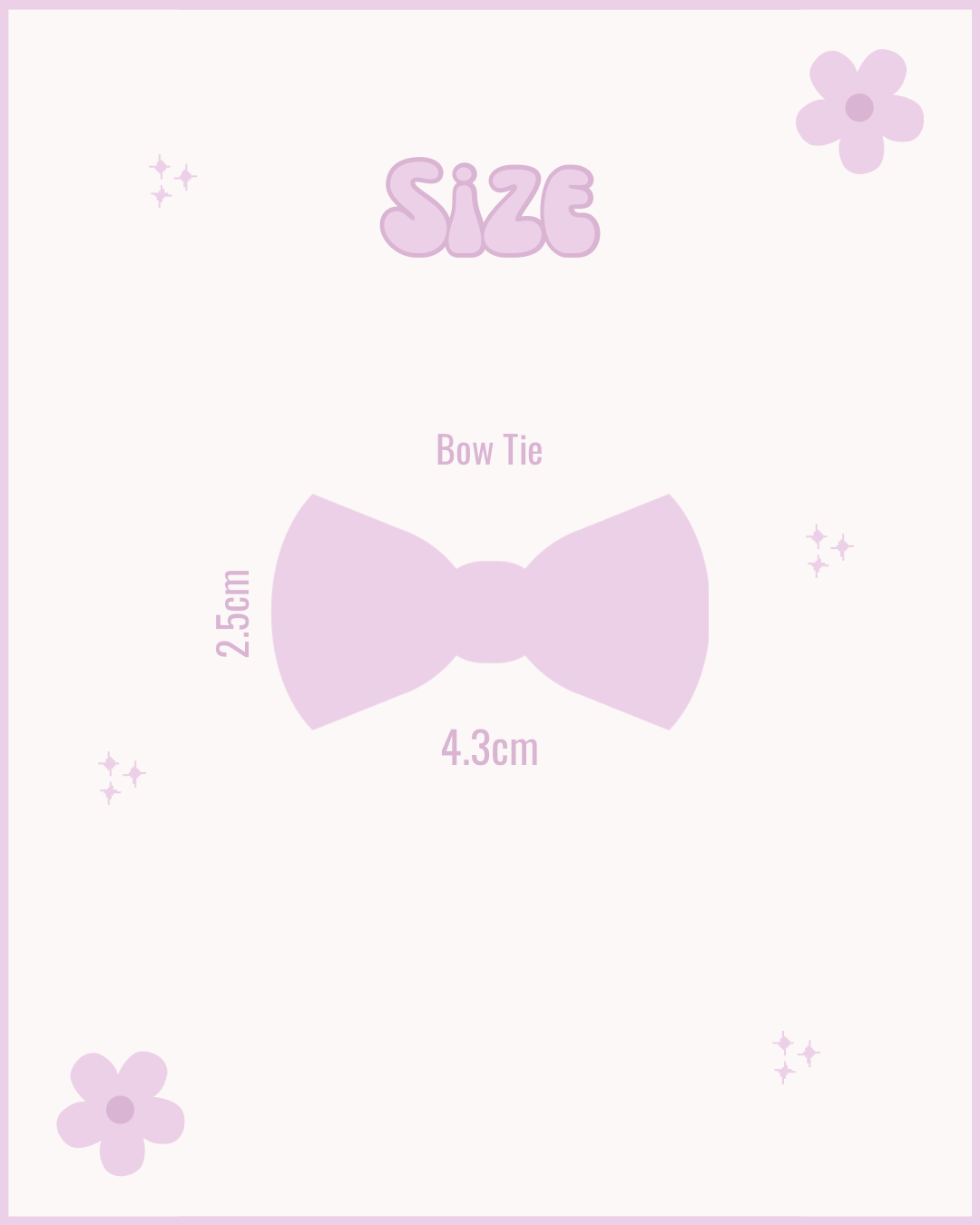 Bow Tie Resin ID Dog Tag / Pet Tag / Keyring