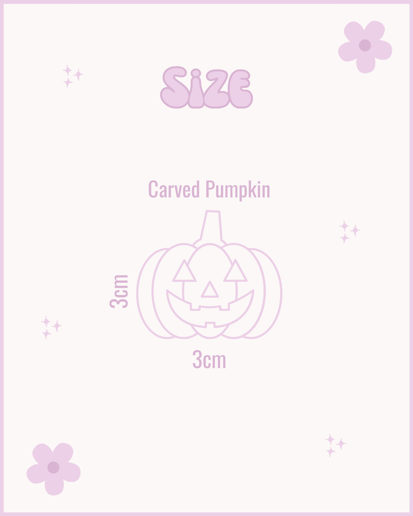 Carved Pumpkin (Bezel) Resin ID Dog Tag / Pet Tag / Keyring