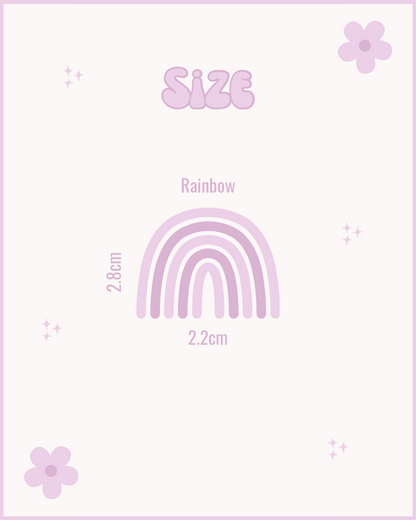 Rainbow Resin ID Dog Tag / Pet Tag / Keyring