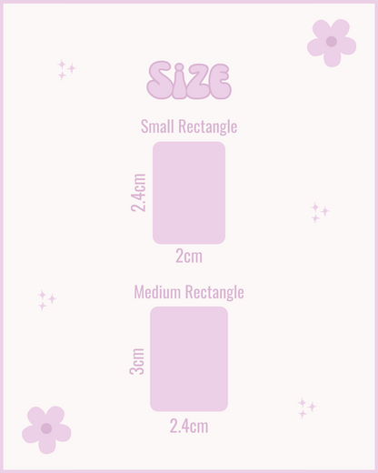 Rectangle Resin ID Dog Tag / Pet Tag / Keyring
