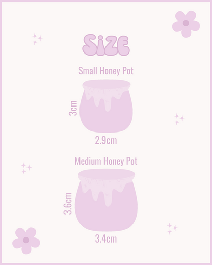 Honey Pot Resin ID Dog Tag / Pet Tag / Keyring
