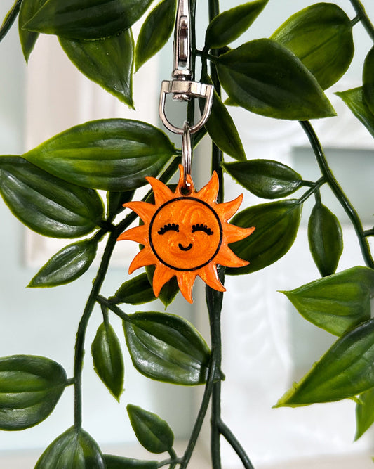 Sun Resin ID Dog Tag / Pet Tag / Keyring