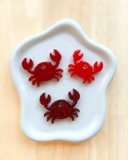 Crab Resin ID Dog Tag / Pet Tag / Keyring