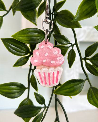 Cupcake Resin ID Dog Tag / Pet Tag / Keyring