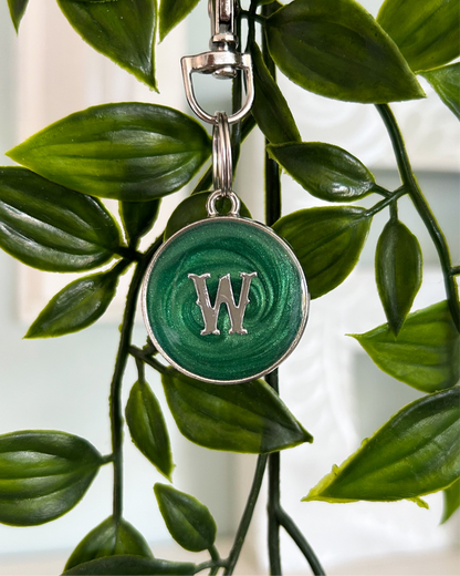 Circle (Bezel) Resin ID Dog Tag / Pet Tag / Keyring