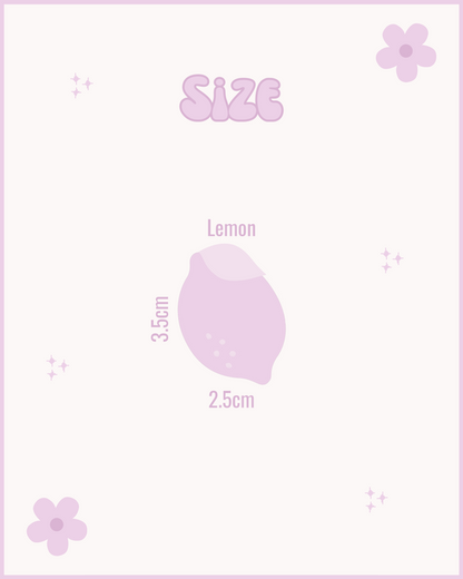 Lemon Resin ID Dog Tag / Pet Tag / Keyring