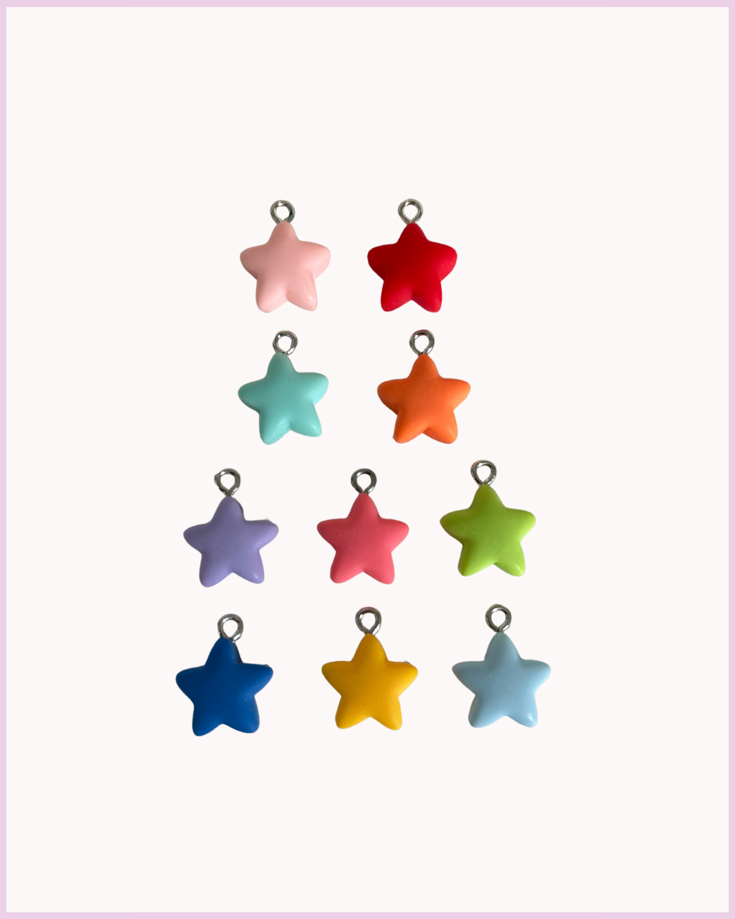 Coloured Star Charm