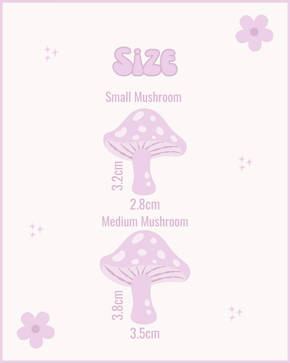 Mushroom Resin ID Dog Tag / Pet Tag / Keyring