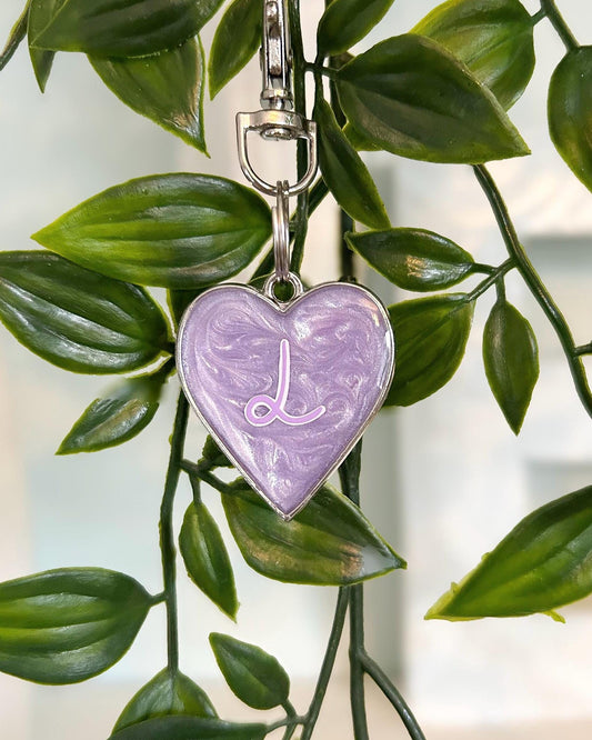 Heart Resin ID Dog Tag / Pet Tag / Keyring