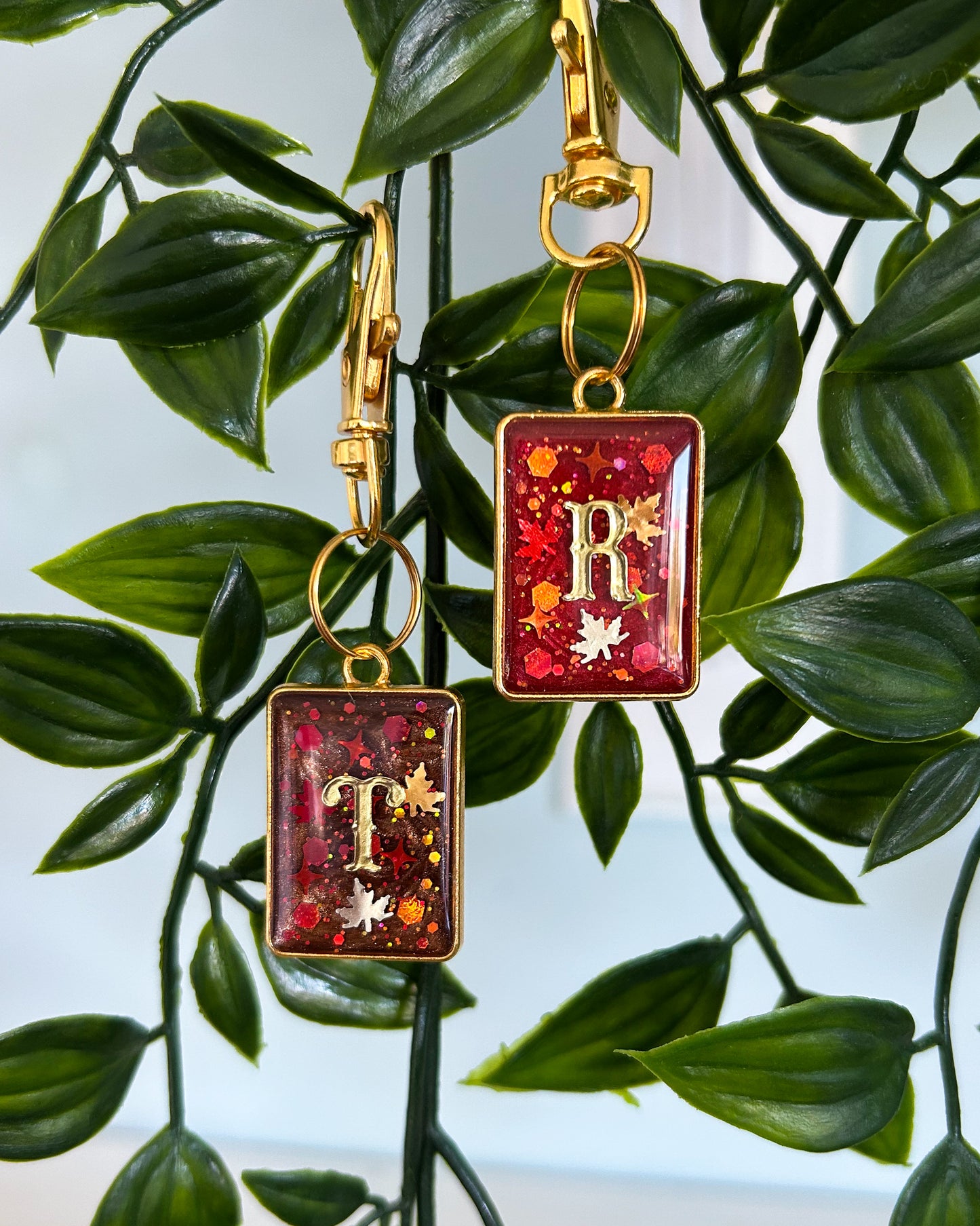 Autumn Crisp (Bezel) Resin ID Dog Tag / Pet Tag / Keyring
