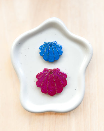NEW Seashell Resin ID Dog Tag / Pet Tag / Keyring