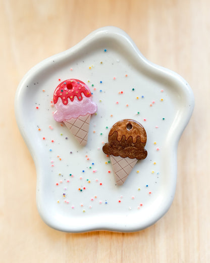 Ice Cream Resin ID Dog Tag / Pet Tag / Keyring