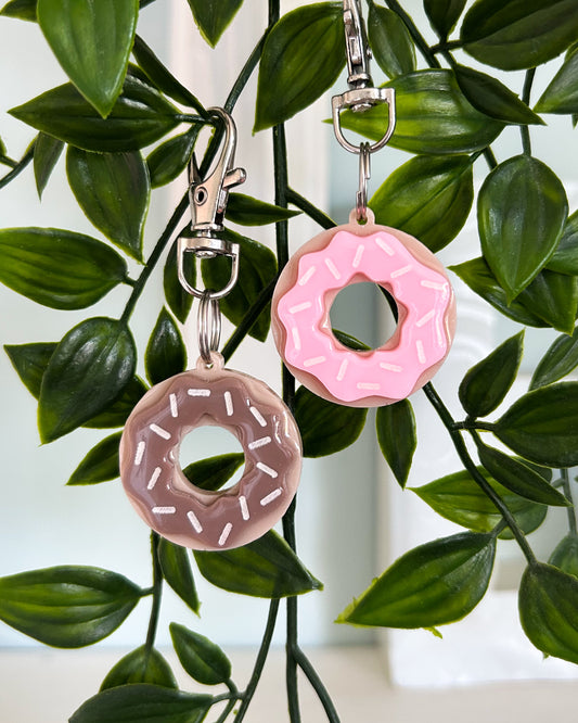 Donut Resin Dog Tag / Pet Tag / Keyring