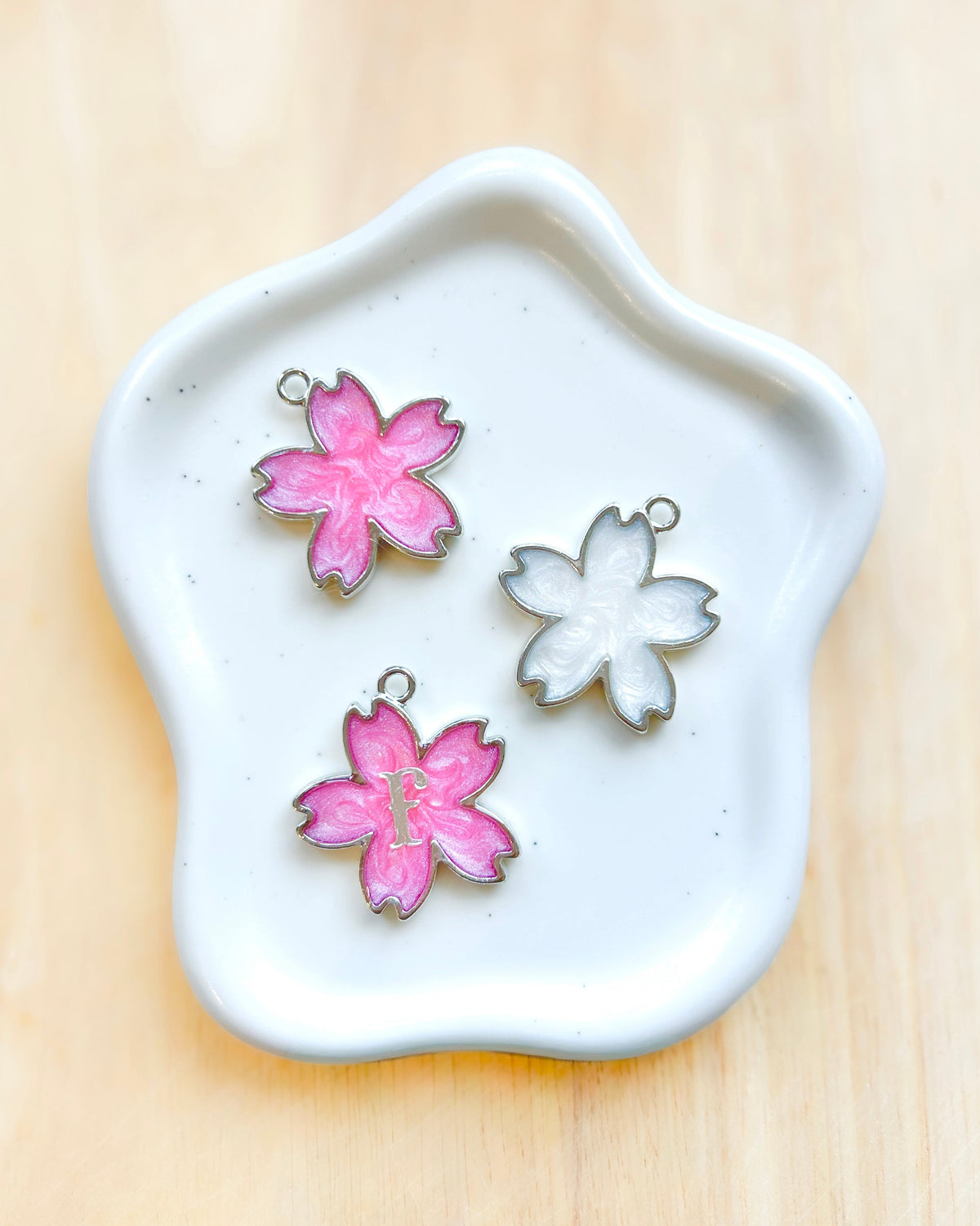 Blossom (Bezel) Resin ID Dog Tag / Pet Tag / Keyring