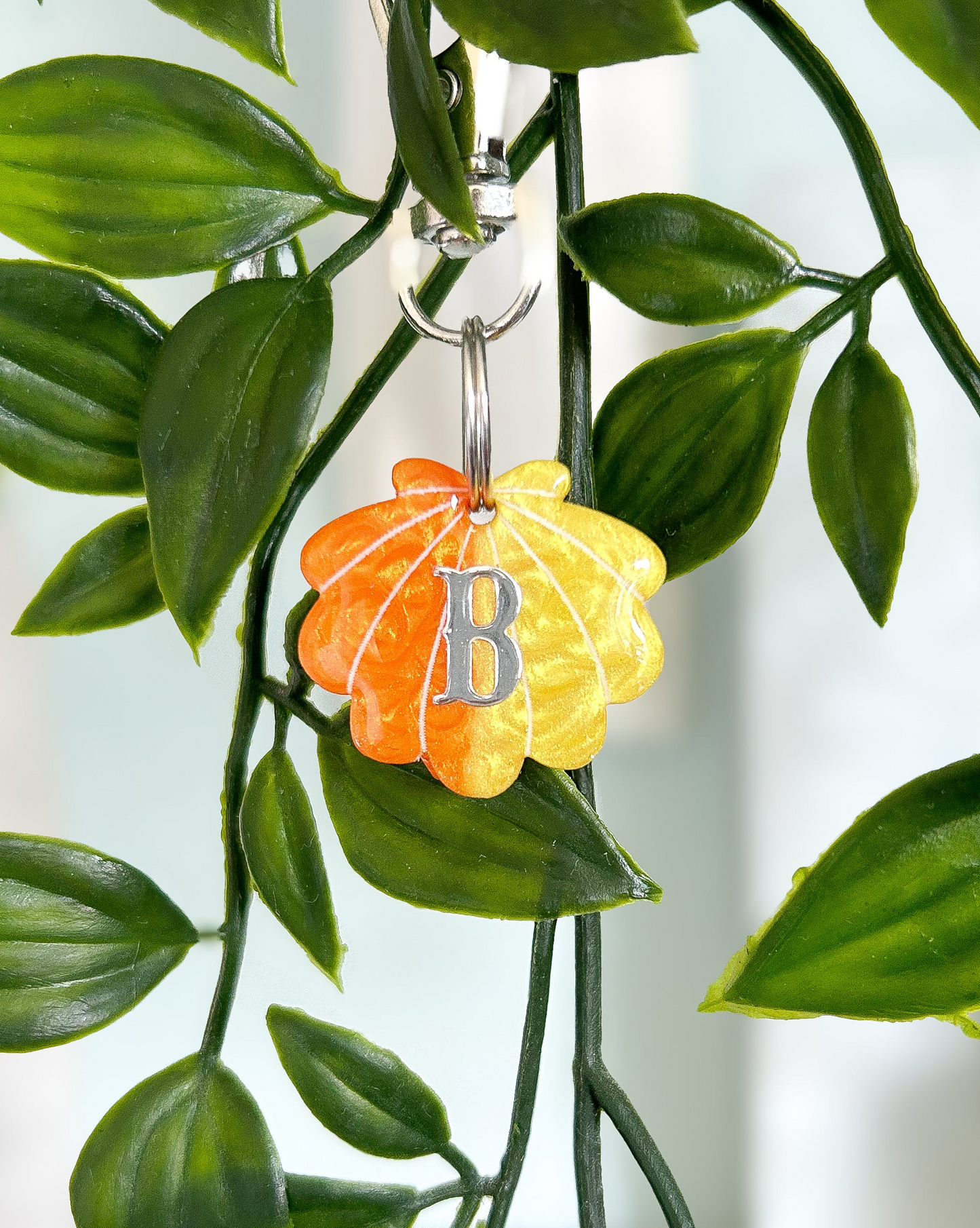 Seashell Resin ID Dog Tag / Pet Tag / Keyring