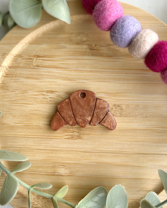 Croissant Resin ID Dog Tag / Pet Tag / Keyring