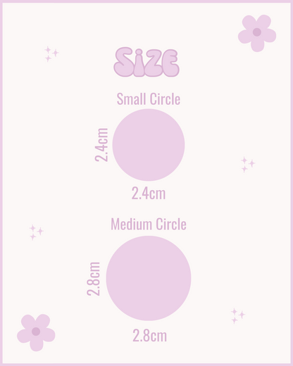Circle Resin ID Dog Tag / Pet Tag / Keyring