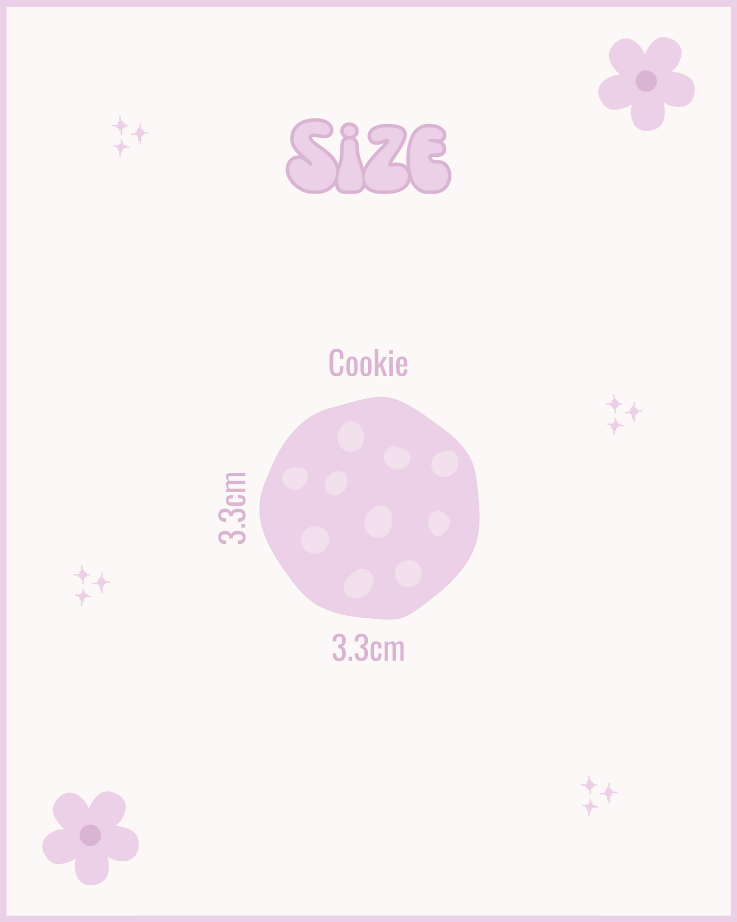 Cookie Resin ID Dog Tag / Pet Tag / Keyring