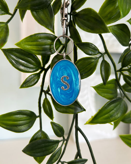 Oval (Bezel) Resin ID Dog Tag / Pet Tag / Keyring