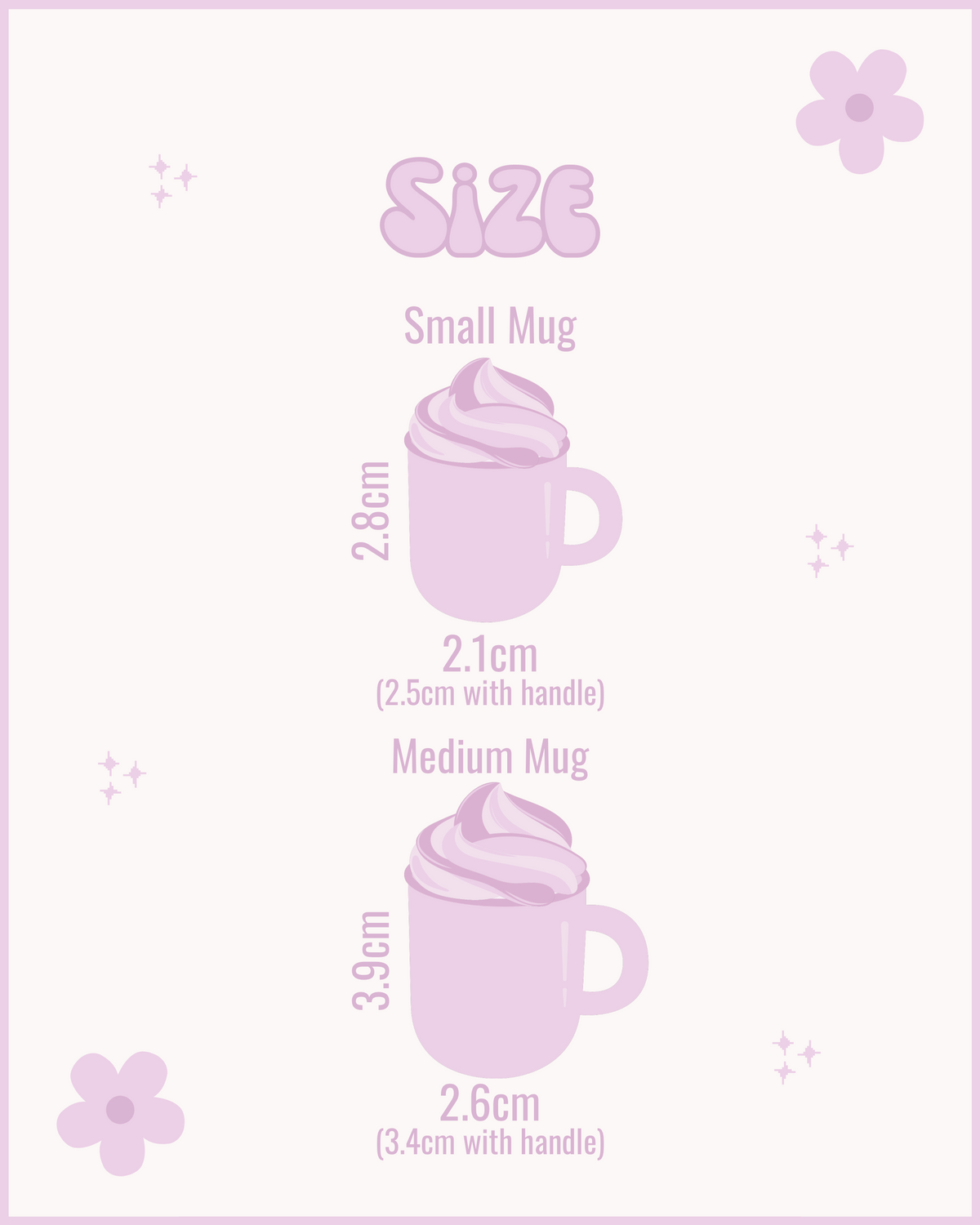 Hot Chocolate Mug Resin ID Dog Tag / Pet Tag / Keyring