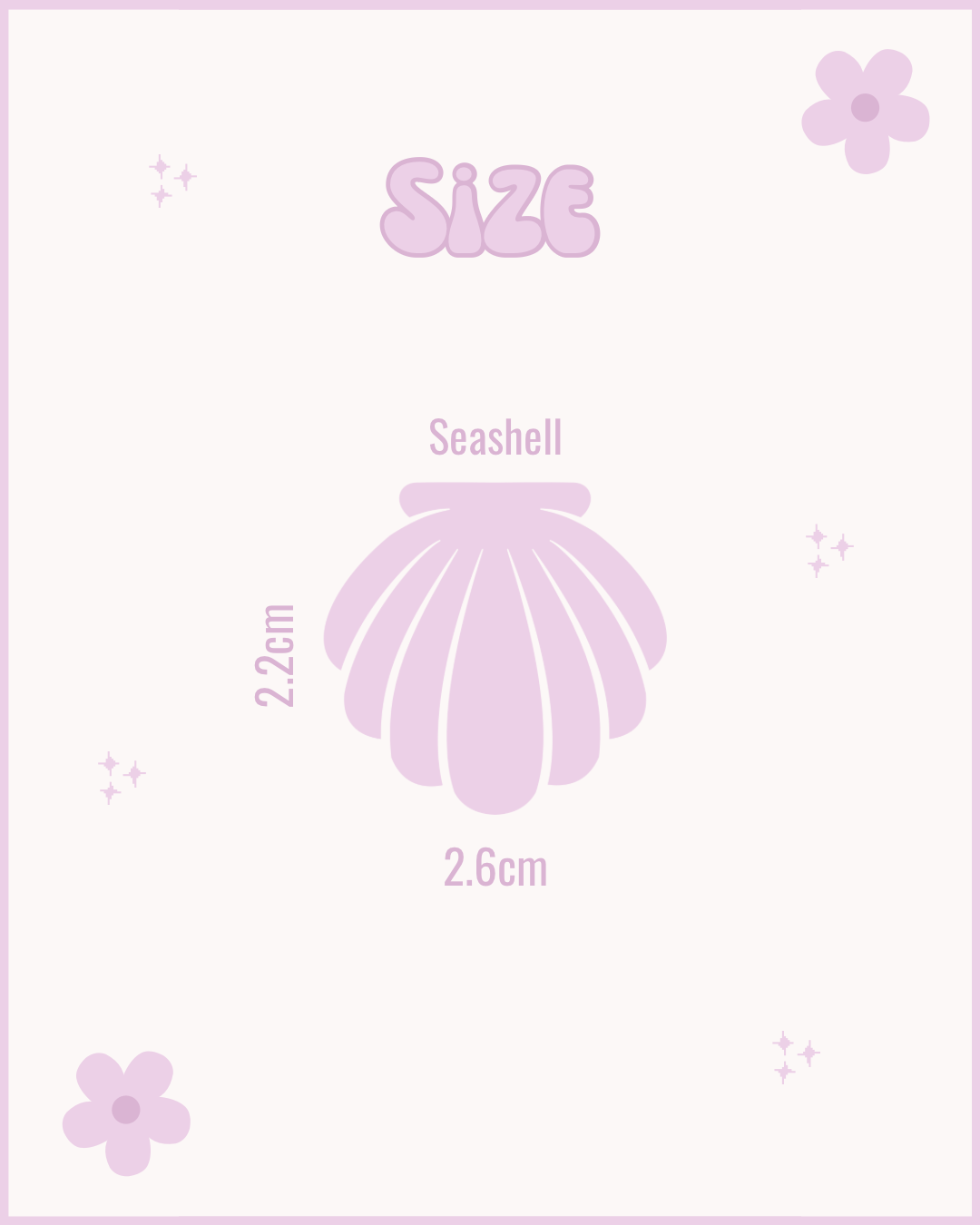 Seashell Resin ID Dog Tag / Pet Tag / Keyring