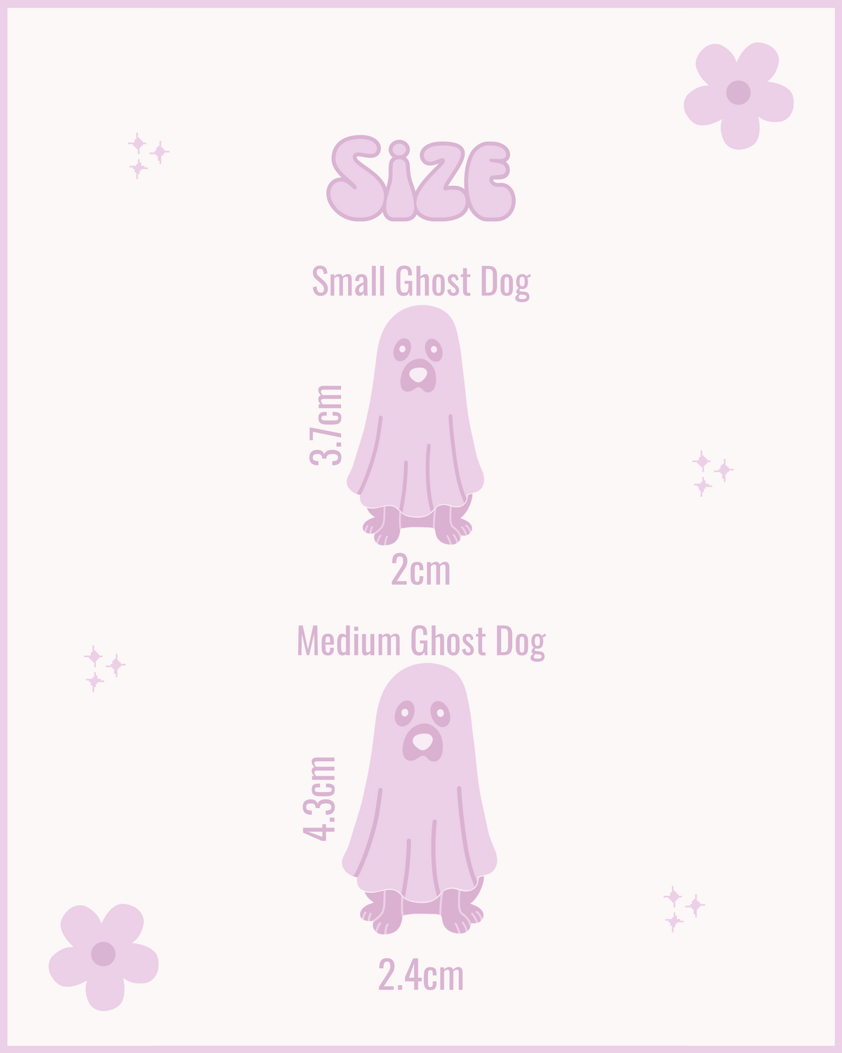 Ghost Dog Resin ID Dog Tag / Pet Tag / Keyring