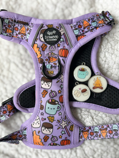 IvyWoodCo Fireside Harvest Resin ID Dog Tag / Pet Tag / Keyring