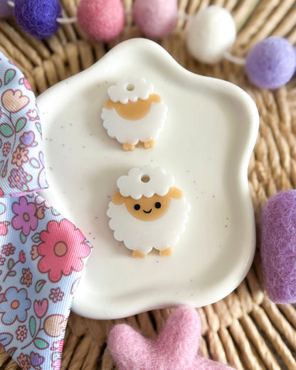 Sheep Resin ID Dog Tag / Pet Tag / Keyring