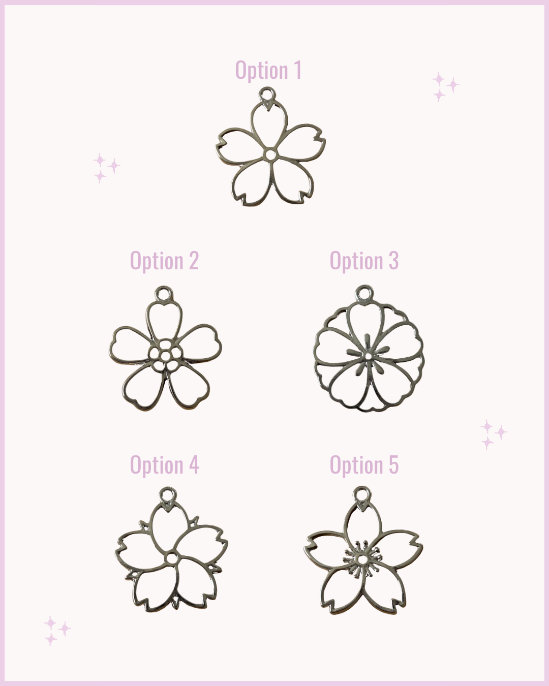 Flower (Bezel) Resin ID Dog Tag / Pet Tag / Keyring