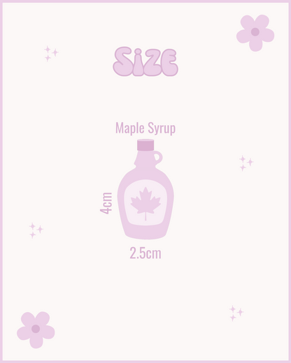 Maple Syrup Resin ID Dog Tag / Pet Tag / Keyring