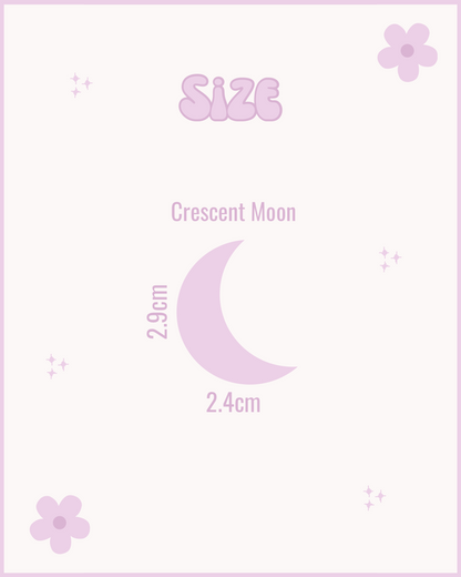Moon Resin ID Dog Tag / Pet Tag / Keyring