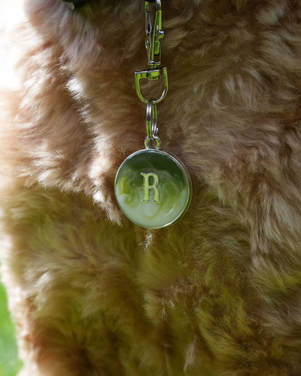 Matcha Latte ID Dog Tag / Pet Tag / Keyring