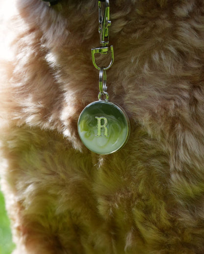 Matcha Latte ID Dog Tag / Pet Tag / Keyring
