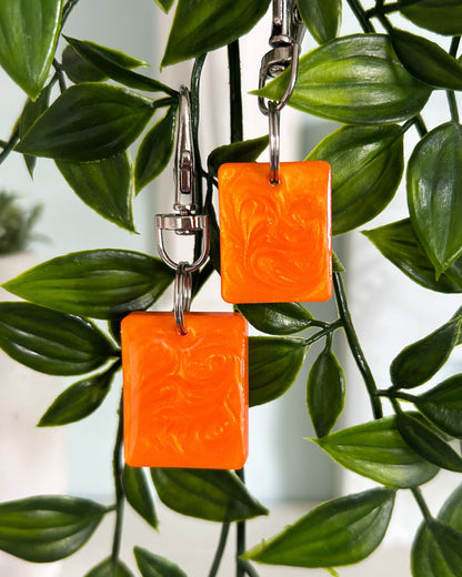 Rectangle Resin ID Dog Tag / Pet Tag / Keyring