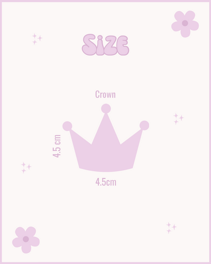 Crown Resin ID Dog Tag / Pet Tag / Keyring