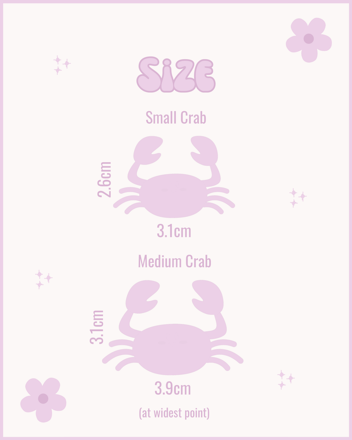 Crab Resin ID Dog Tag / Pet Tag / Keyring
