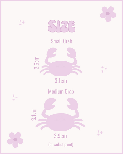 Crab Resin ID Dog Tag / Pet Tag / Keyring