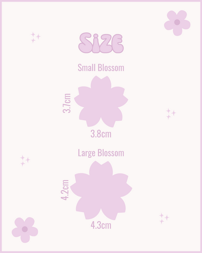 Blossom Resin ID Dog Tag / Pet Tag / Keyring