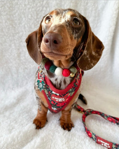 Holly Leaf Resin ID Dog Tag / Pet Tag / Keyring