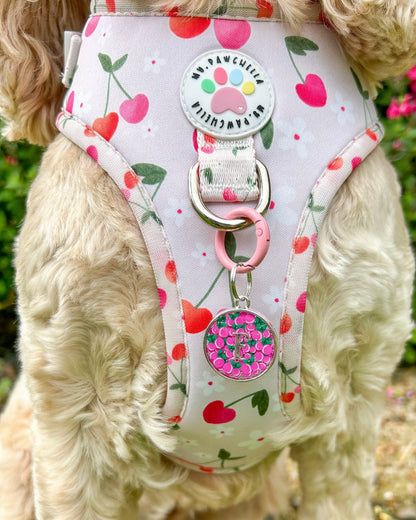 Cherry Sprinkle Resin ID Dog Tag / Pet Tag / Keyring