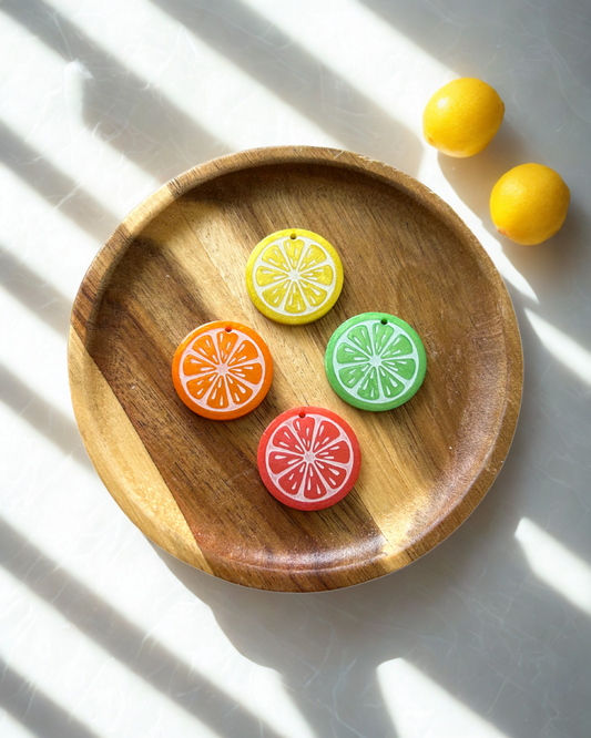 Citrus Resin ID Dog Tag / Pet Tag / Keyring