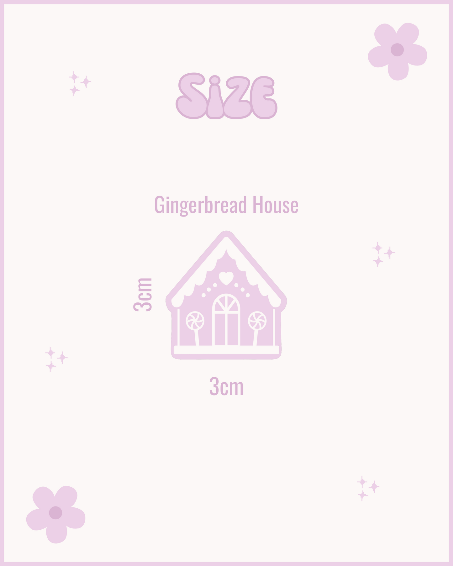 Gingerbread House Resin ID Dog Tag / Pet Tag / Keyring
