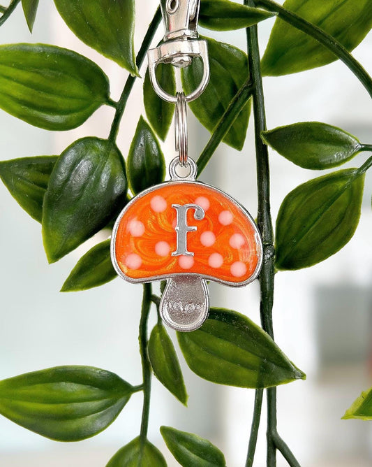Mushroom Resin ID Dog Tag / Pet Tag / Keyring