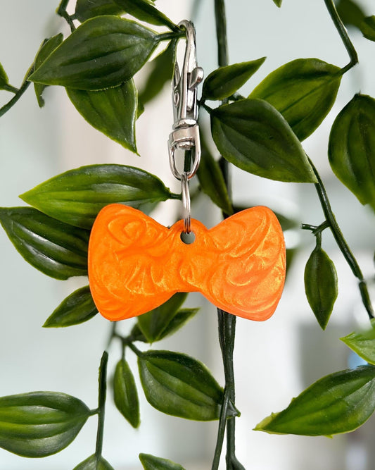 Bow Tie Resin ID Dog Tag / Pet Tag / Keyring