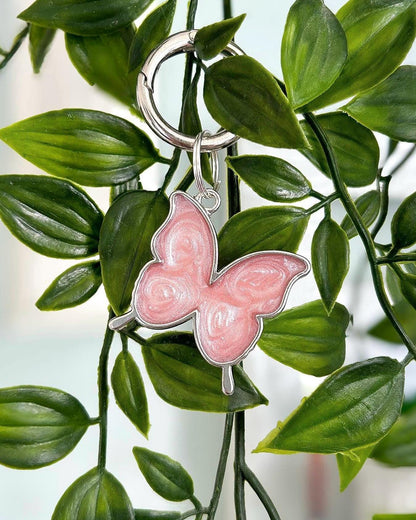 Butterfly Resin ID Dog Tag / Pet Tag / Keyring
