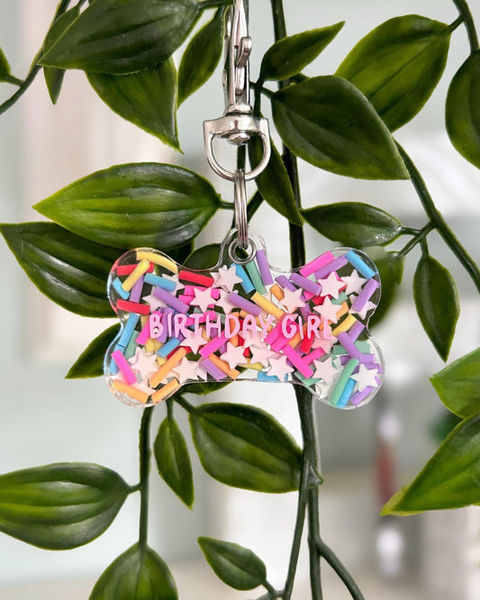 Birthday Girl/Boy ID Dog Tag / Pet Tag / Keyring