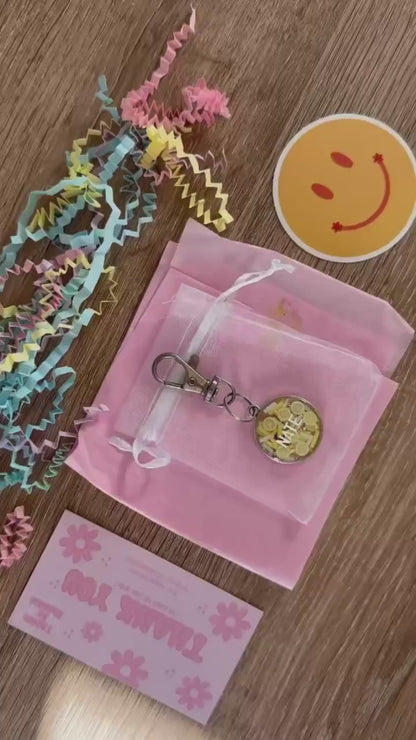 Lemon/Lemonade Resin ID Dog Tag / Pet Tag / Keyring